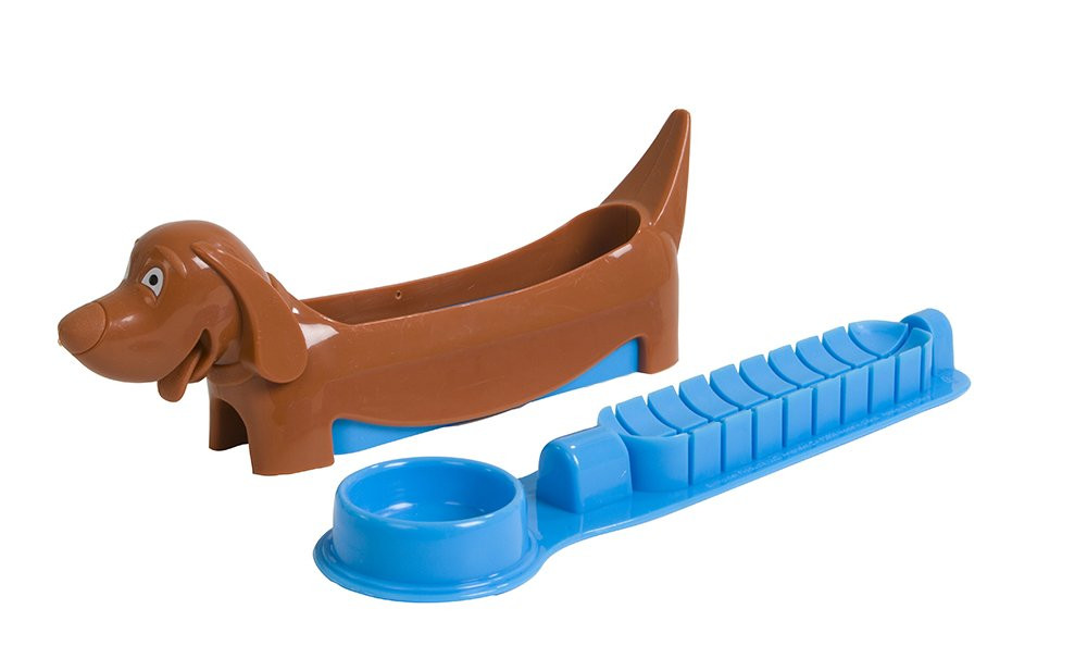 Evriholder, Hot Dog Holder and Slicer Snacks, Fun Lunches for Kids, Colors May Vary-Blue or Green | Amazon (US)