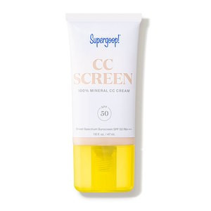 Supergoop CC Screen 100 Mineral CC Cream SPF 50 - 105N â fair with neutral undertones | Dermstore