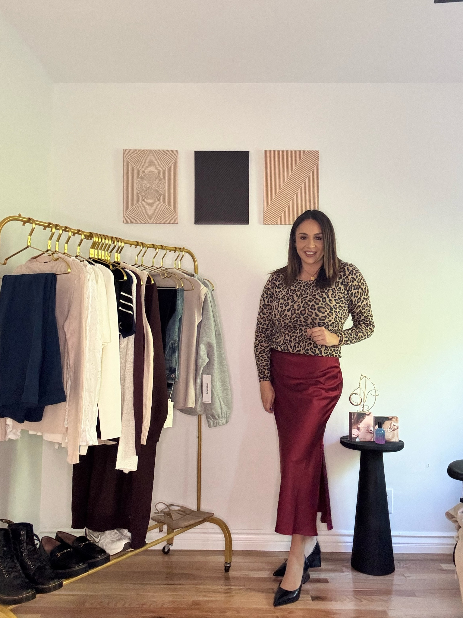 Business casual, business casual outfit ideas, leopard, skirt outfit, leopard business casual, black heels, silk skirt outfit ideas work outfit 

#LTKWorkwear #LTKMostLoved #LTKWatchNow