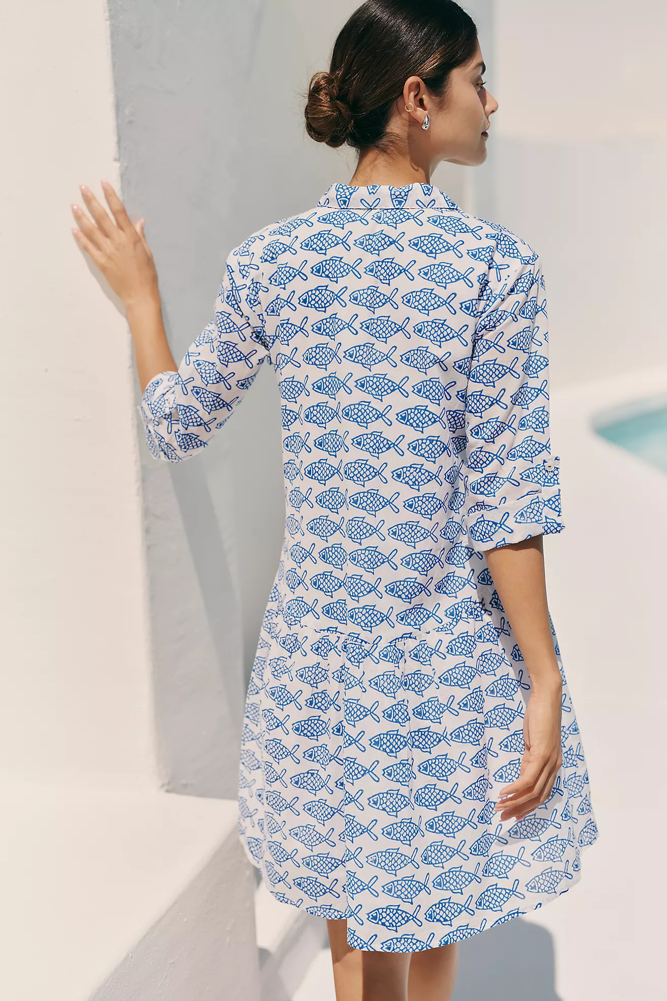 Ro's Garden Deauville Swing Mini Dress | Anthropologie (US)