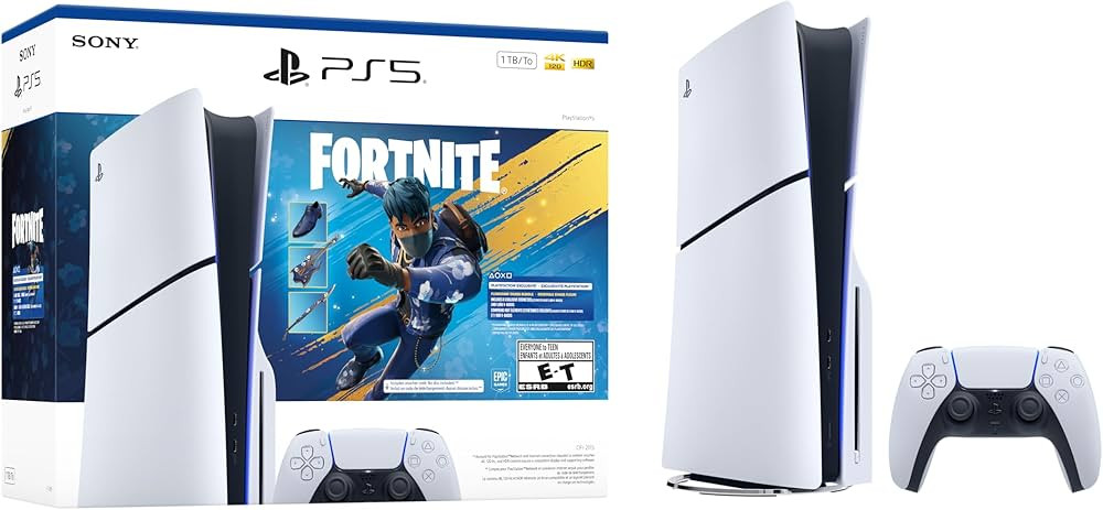 PlayStation 5 Console 1TB - Fortnite Flowering Chaos Bundle | Amazon (US)