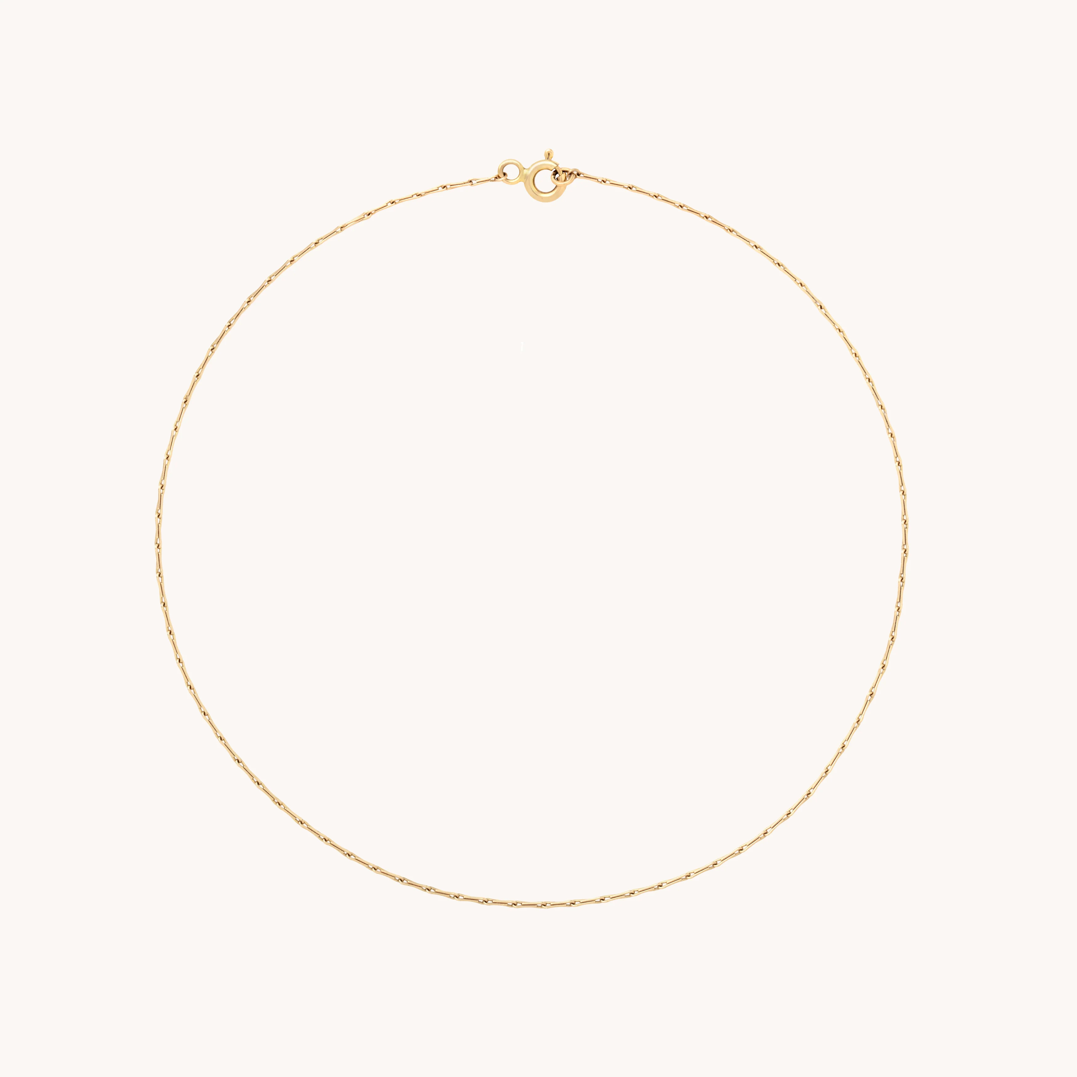 Marylebone Chain Anklet in Solid Gold | Astrid & Miyu UK