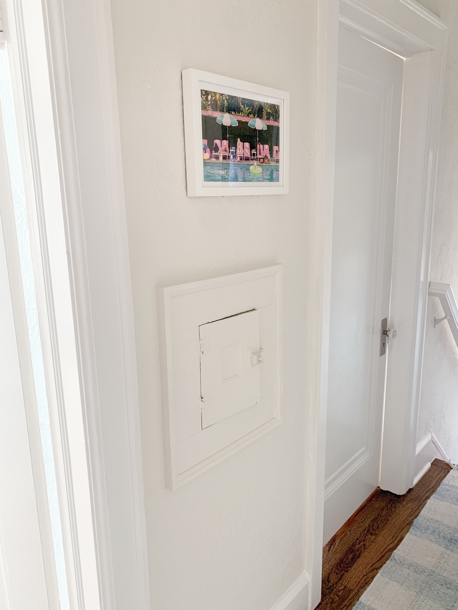 Gray malin artwork on our hallway- my fav photographer!  Gingham Serena & Lily rug 

#LTKhome