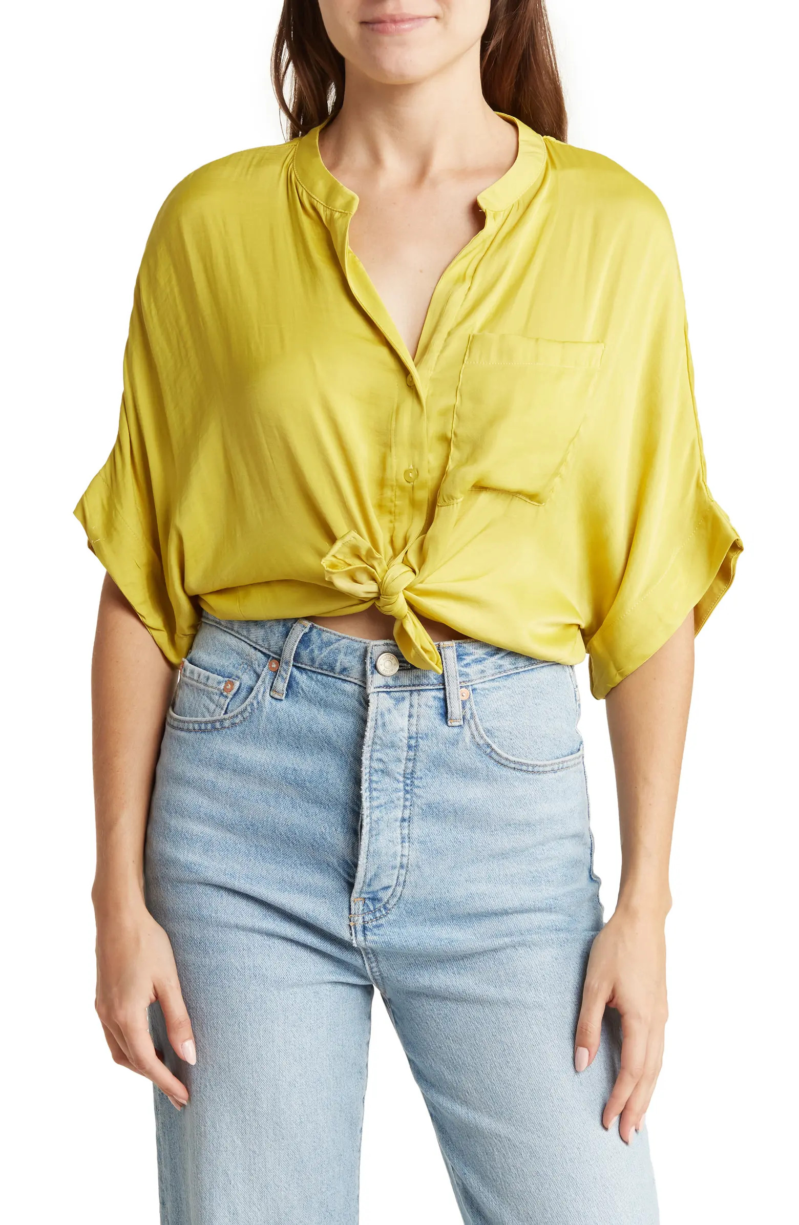 Airflow Elbow Sleeve Popover Shirt | Nordstrom Rack