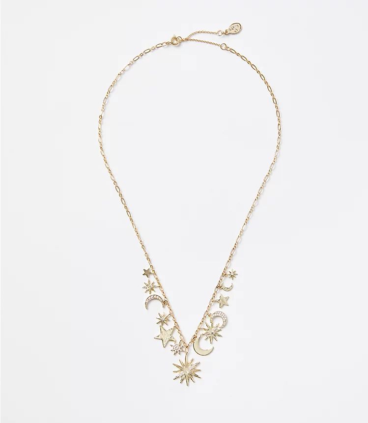 Starstruck Cluster Statement Necklace | LOFT | LOFT