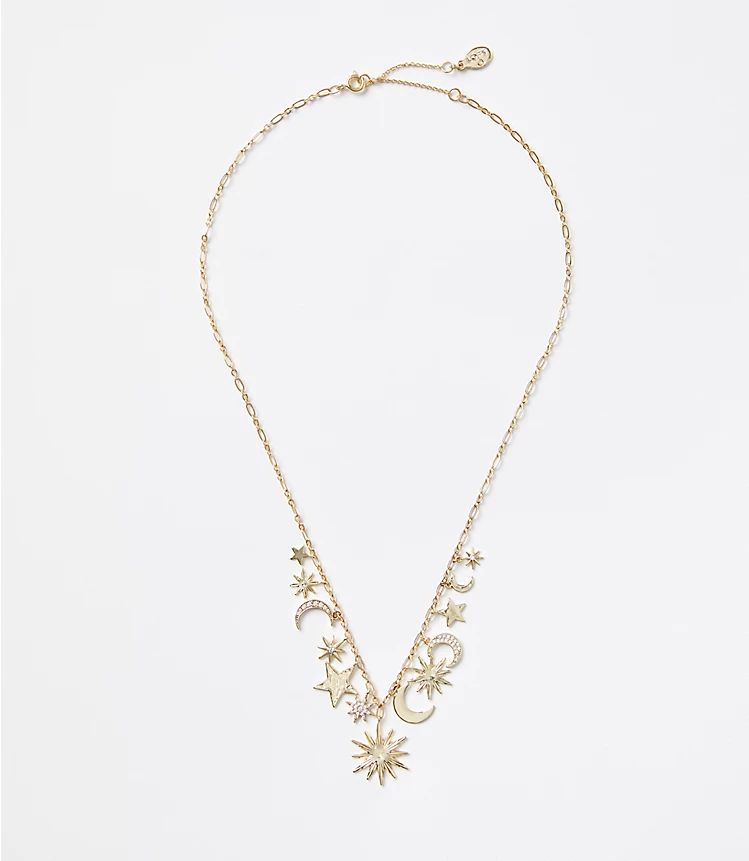 Starstruck Cluster Statement Necklace | LOFT | LOFT