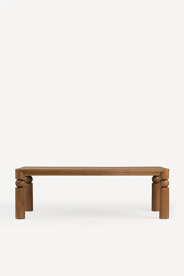 Cas Rectangular Turned Wood Dining Table | Anthropologie (US)