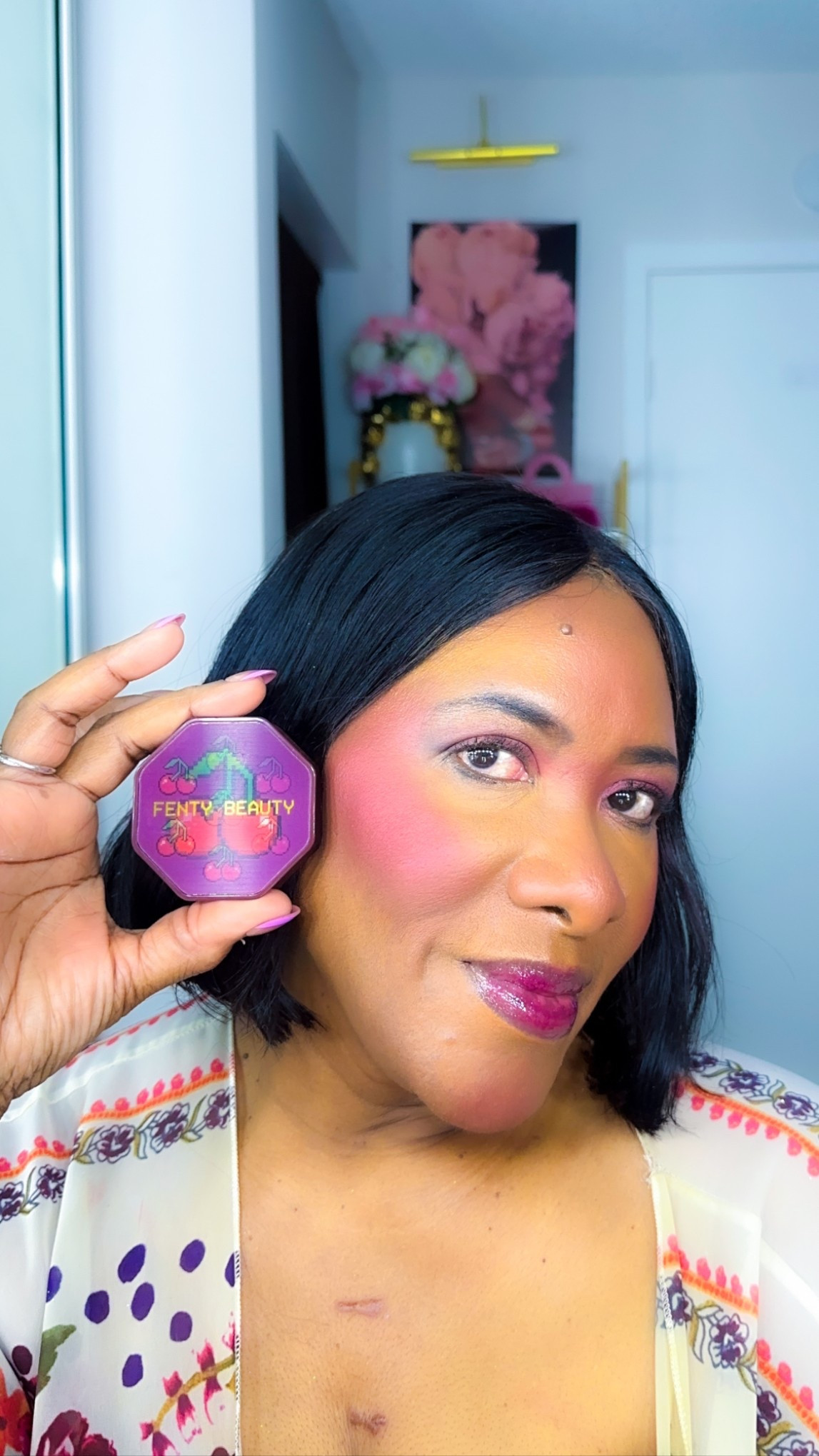 Fenty Beauty Blush in Cherry Pop 🍒 This Blush is very pigmented, a little goes al long way! 

#LTKGiftGuide #LTKFindsUnder50 #LTKBeauty