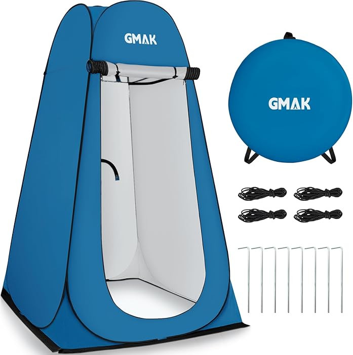 GMAK Pop Up Privacy Shower Tent, Portable Pop Up Beach Dressing Changing Room UV/Rain Outdoor Pri... | Amazon (US)