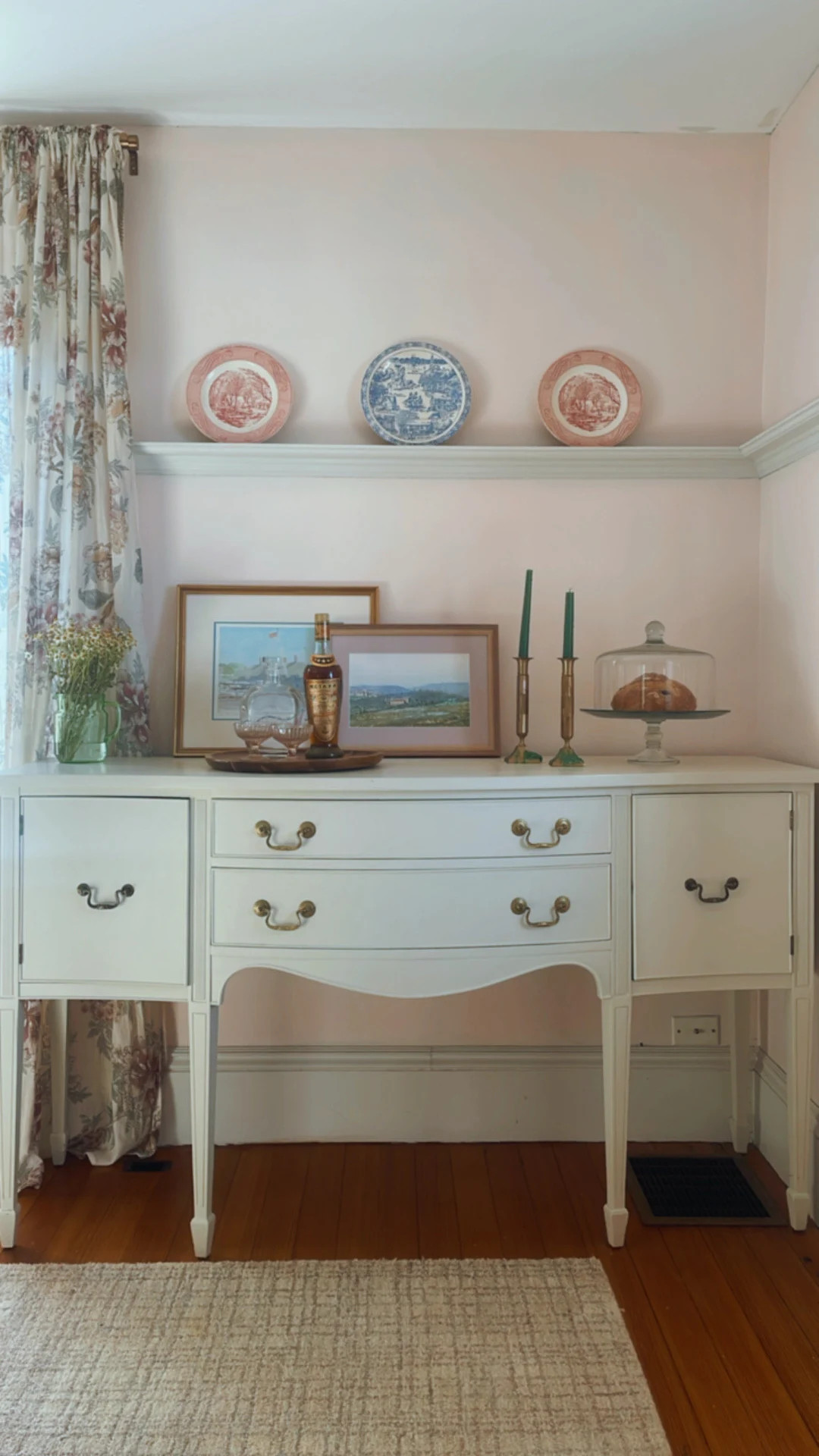 Vintage Sideboard / Buffet in Whiteshipping is Not Free - Etsy | Etsy (US)