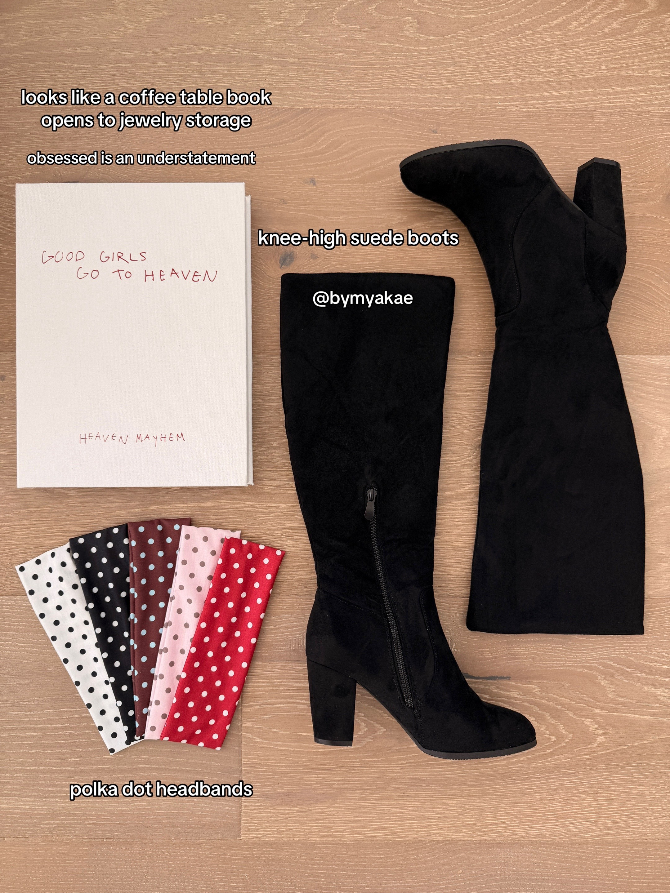 Amazon Fashion Finds | Elevated Everyday Pieces

These Amazon fashion finds look way more expensive than they are. A coffee table book that opens to hidden jewelry storage, chic knee-high suede boots, and polka dot headbands that instantly elevate any outfit. Timeless, stylish pieces you’ll reach for over and over. Save this for outfit inspiration, gift ideas, and elevated Amazon finds that feel designer-inspired without the price tag.  

 #LTKgrwm #LTKootd #LTKFindsUnder100