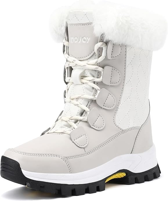 COOJOY Womens Winter Snow Boots Waterproof Shoes Walking Comfortable Hiking Tennis Booties Furry ... | Amazon (US)