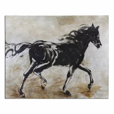 Horse Canvas Print | Wayfair North America