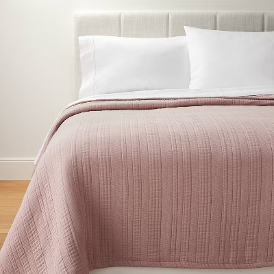 Stripe Matelasse Coverlet - Threshold™ designed with Studio McGee | Target