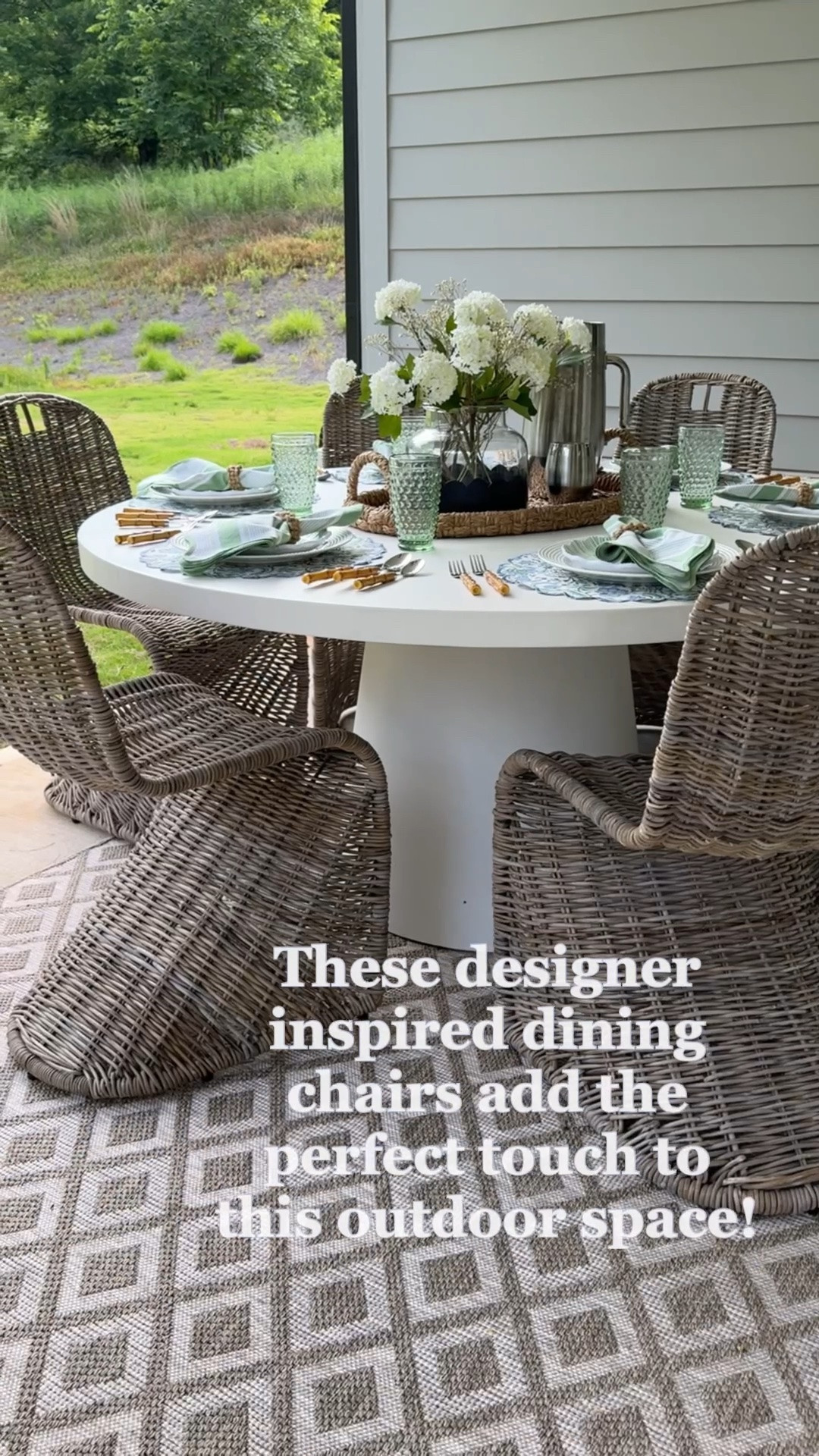#ad It’s officially hosting season!!☀️ We are ready for all of the outdoor entertaining this summer thanks to @Wayfair ! From the perfect plates & napkins to the perfect outdoor furniture & rugs, they had everything to turn our back patio into a dreamy oasis for hosting and entertaining! 

#outdoorfurniture #WayfairPartner #wayfair #wishyouwerehere #outdoor

#LTKHome #LTKSaleAlert #LTKSeasonal