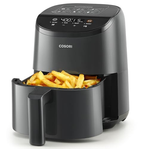 COSORI Air Fryer 2.1 QT, Small & Mini 4-in-1 airfryer Ideal for Simple Meals and Snack, Easy to Leftover Food to Crispy, Up to 97% Less Oil, 30 In-App Recipes, Nonstick & Dishwasher-Safe Basket | Amazon (US)