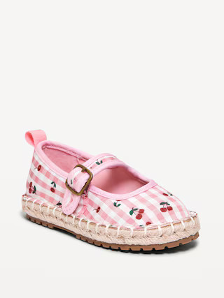 Espadrille Mary-Jane Flats for Toddler Girls | Old Navy (US)