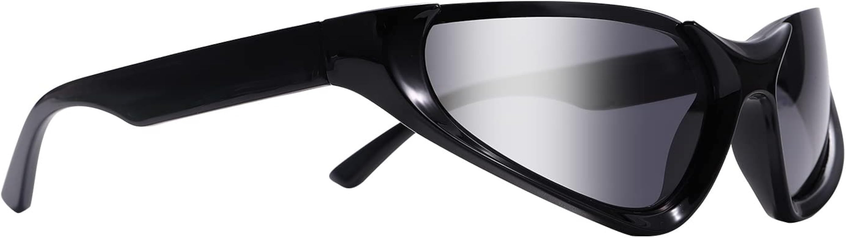 Wrap Around Fashion Sunglasses for Men Women Sunglasses Butterfly Rectangle Shades Sun Glasses Clone | Amazon (US)