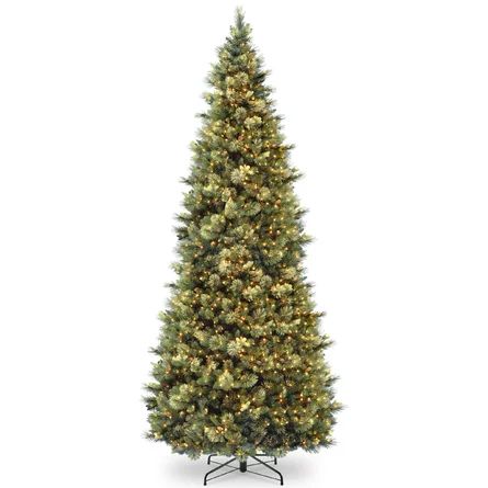 Greyleigh™ Slender Green Pine Cashmere Christmas Tree with Lights | Wayfair | Wayfair North America