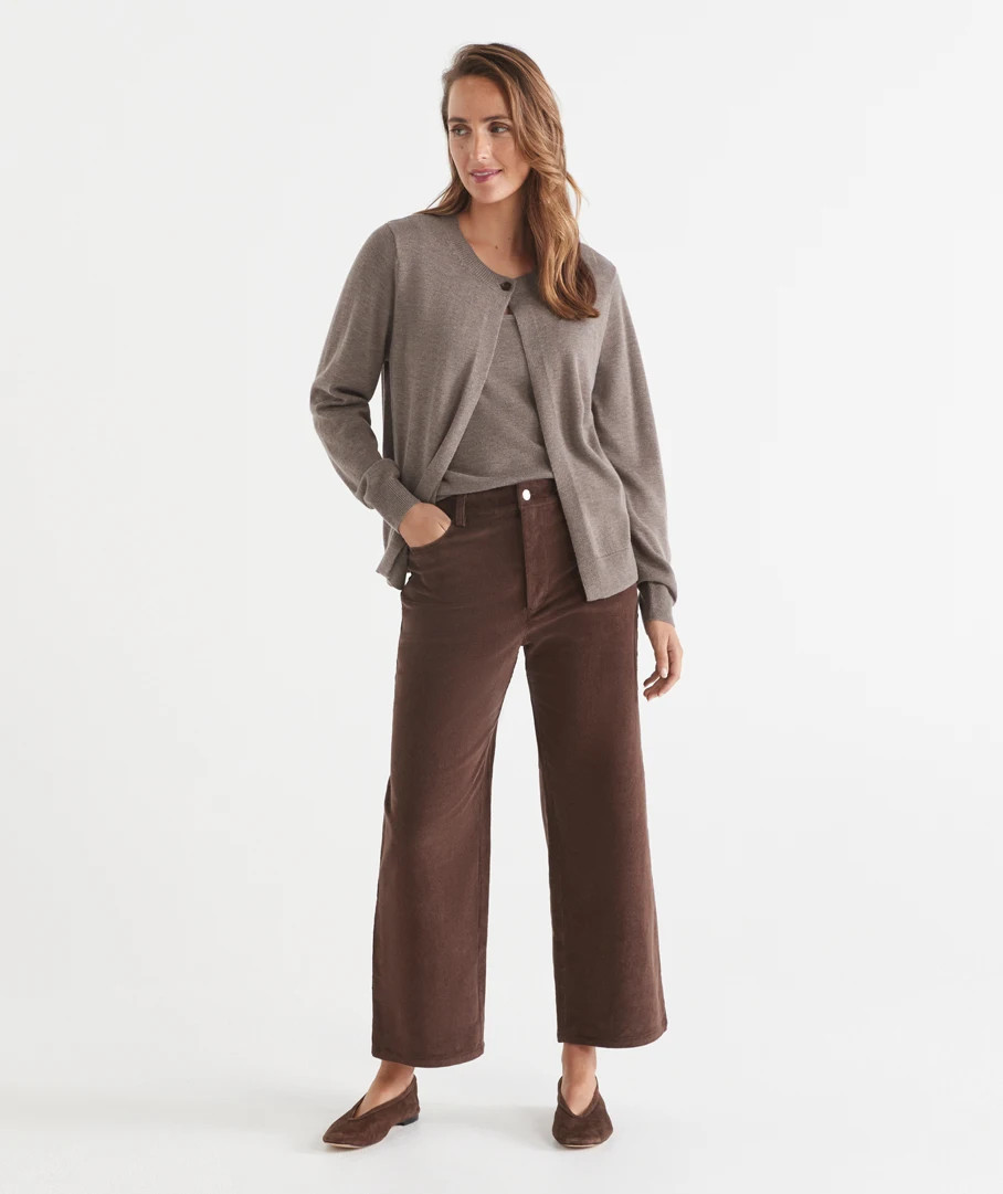 Cropped Corduroy Pant | Sussan
