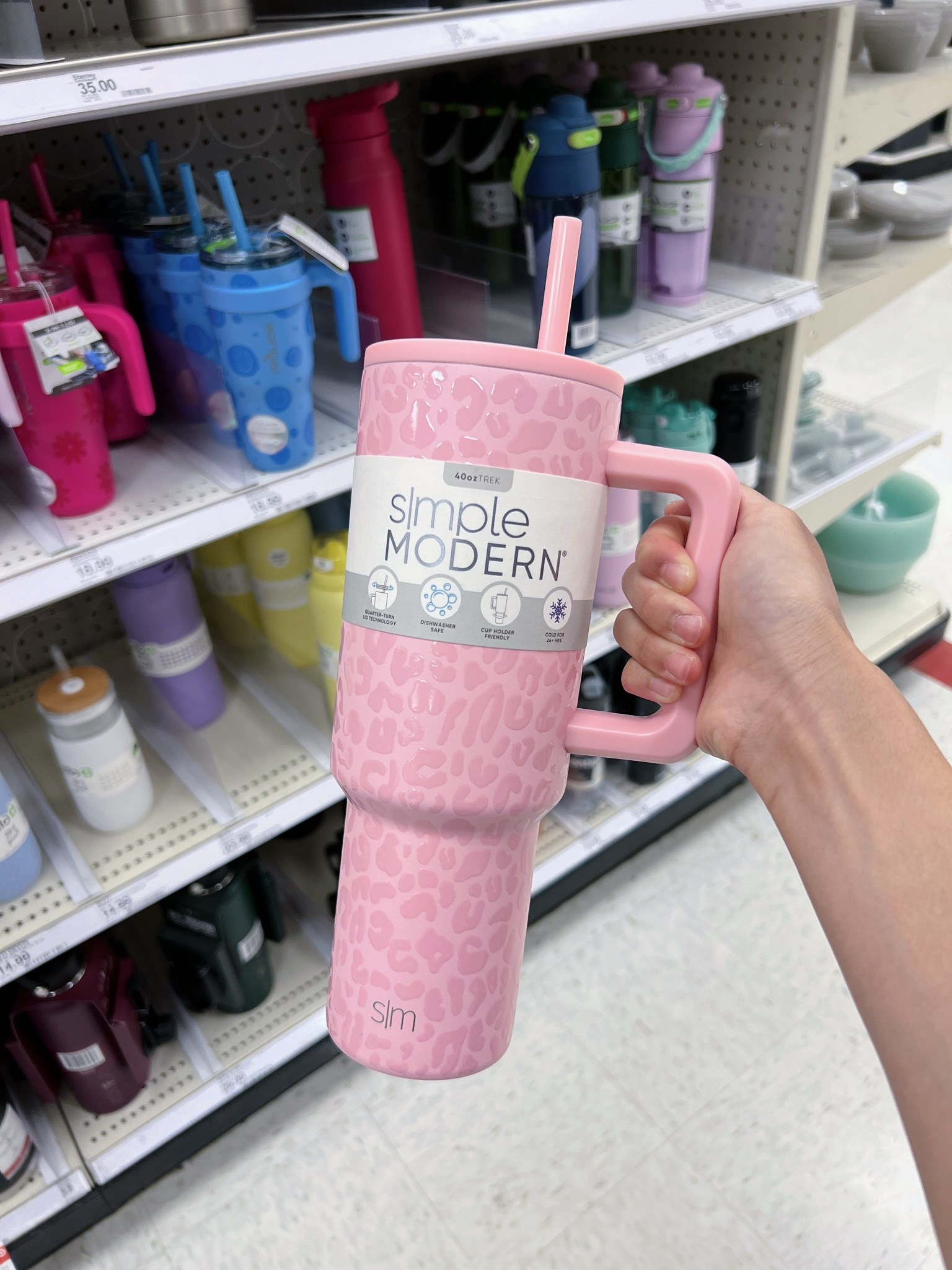 Simple Modern tumbler - in the pink leopard print! I love Simple Modern cups - they keep my drink warm/cold all day long, and come in the cutest designs! I’ve also linked a few other leopard print options, as well as a fun Disney print!!

#kitchen #waterbottle #home #school #office 

#LTKBacktoSchool #LTKTravel #LTKFamily