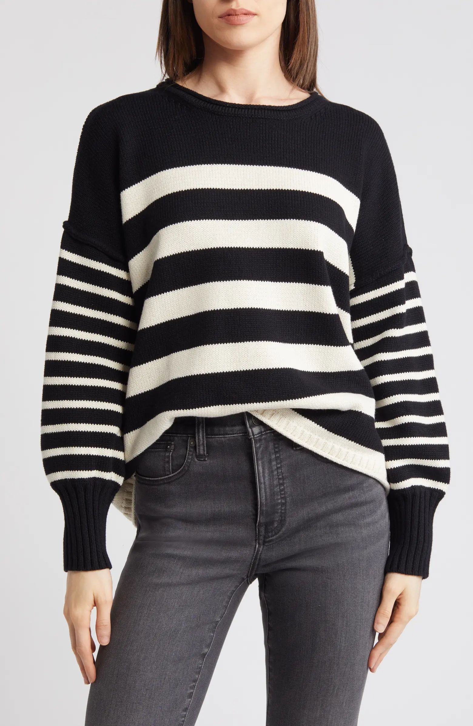 Conway Mixed Stripe Pullover | Nordstrom
