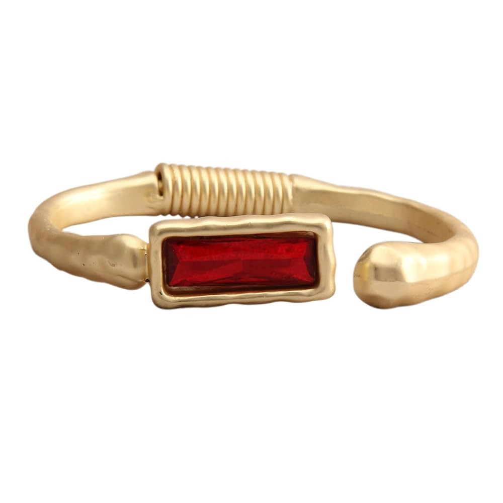 Gold Cuff Bracelet for Women Silver Beaded Bracelets Open Bangle Stackable Stretch Bead Bracelet ... | Amazon (US)