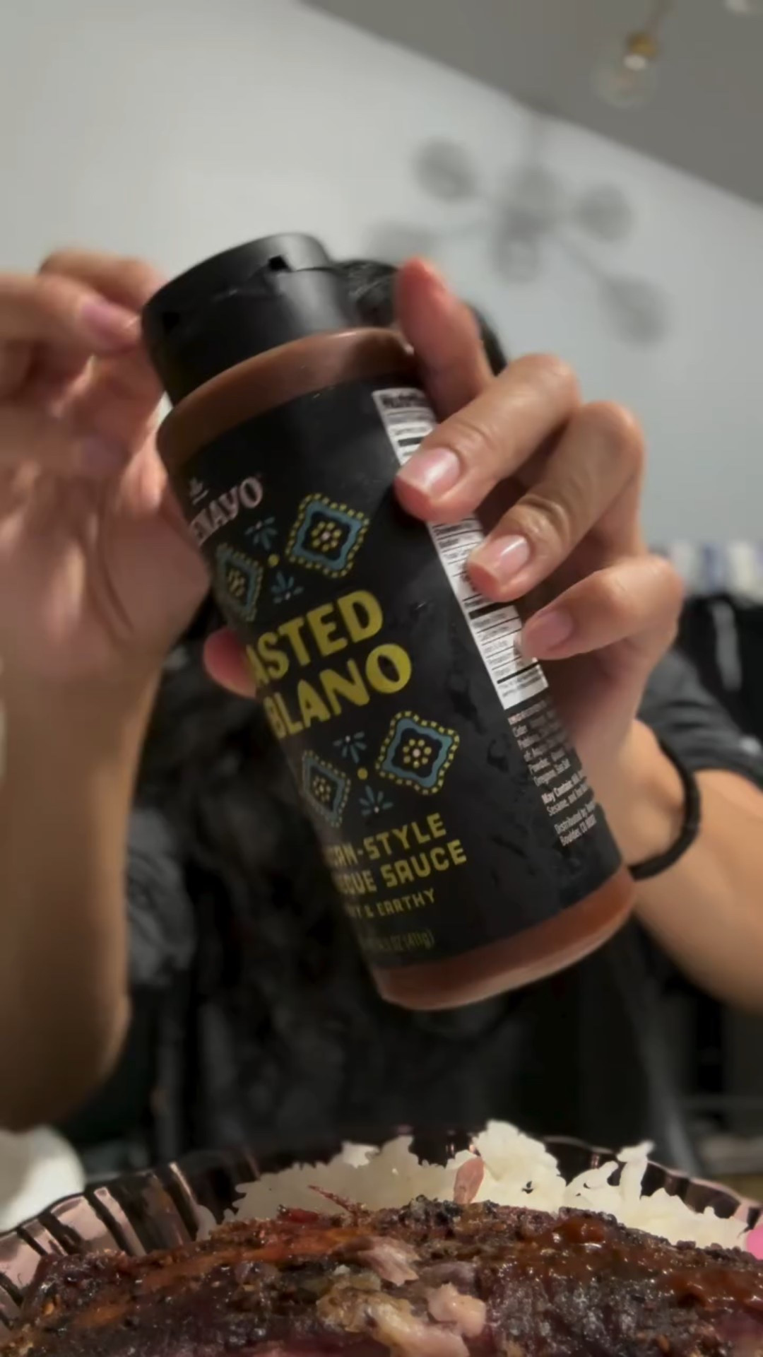 Have anyone else tried these sauces?

Here’s some of our bold & creative pairings last week:

1. Scrambled eggs + toast drizzled w/ roasted poblano bbq sauce 
2. Smoked chicken wings + dipped in spicy al pastor bbq sauce
3. Smoked beef ribs + rice w/ spicy al pastor bbq sauce

📍 Store: @target
Sauces: @tenayofoods

Flavor profile: 
Spicy Al Pastor BBQ – Tangy and chili-kissed, with earthy achiote, a kick of heat, and a just-right touch of pineapple.
Roasted Poblano BBQ – Savory and sweet, with roasted poblano depth, warm honey, and a molasses finish that feels rich and comforting.

#Tenayo #TargetFinds #dallashummingbirds #smokedmeat #mealideas #partnership

#LTKfoodie #LTKdayinmylife #LTKGiftGuide