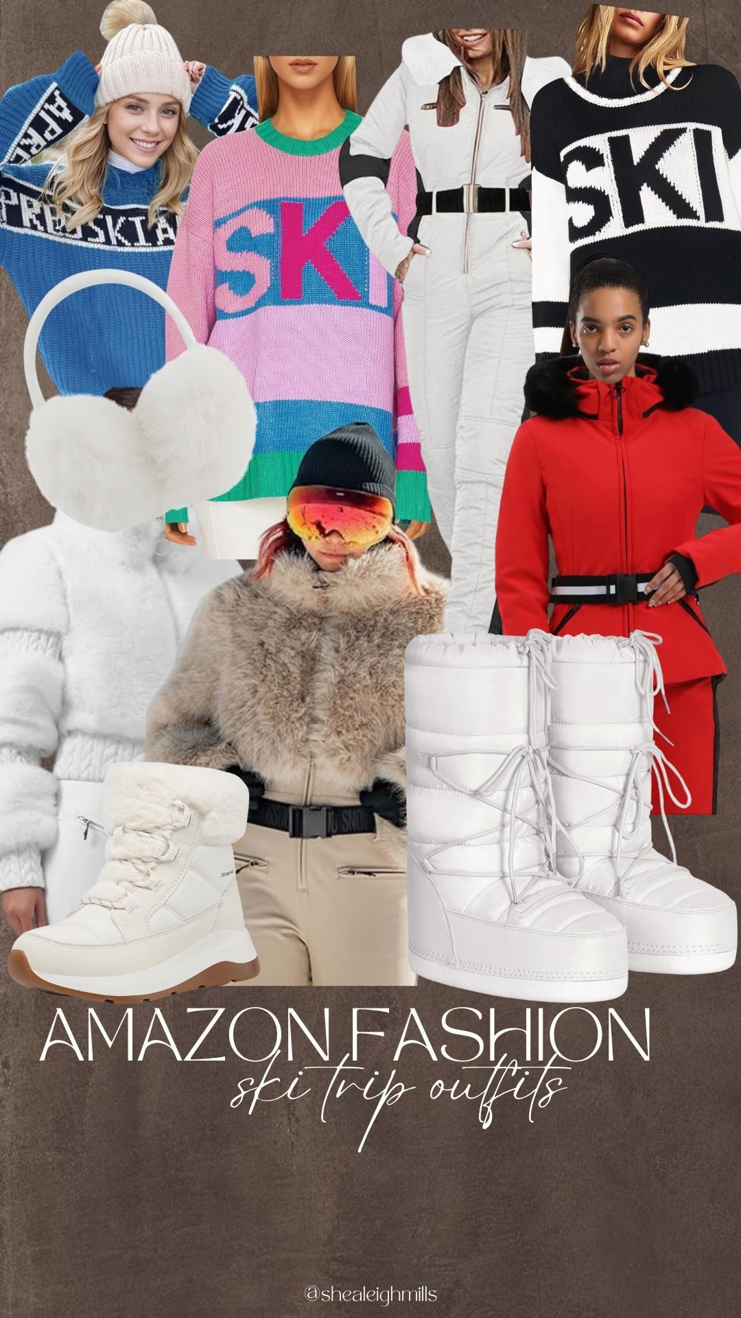 Ski trip outfits all from AMAZON! ❄️🏔️
Everything you need for a winter getaway: ski outfits, après ski looks, ski sweaters, ski suits, puffer jackets, winter coats, faux fur jackets, earmuffs, beanies, snow boots, moon boots, winter boots, ski goggles, winter accessories, cold weather outfits, cozy winter layers, mountain trip outfits, snow day style, chic ski fashion, winter vacation outfits, cold weather essentials, travel winter wardrobe ✨

#LTKgrwm #LTKootd #LTKvlog