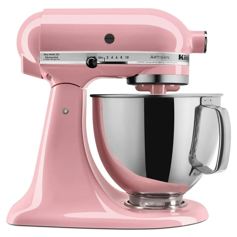 KitchenAid KSM150PSGU Artisan Series 5 Quart Stand Mixer, Guava Glaze | Walmart (US)