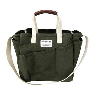Steele Canvas™ Canvas Utility Tote Olive | The Container Store