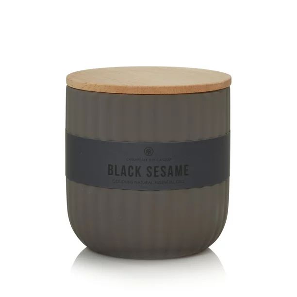 Chesapeake Bay Candle Minimalist Collection Black Sesame - 10.1oz Soft-Touch Medium Ribbed Jar Ca... | Walmart (US)