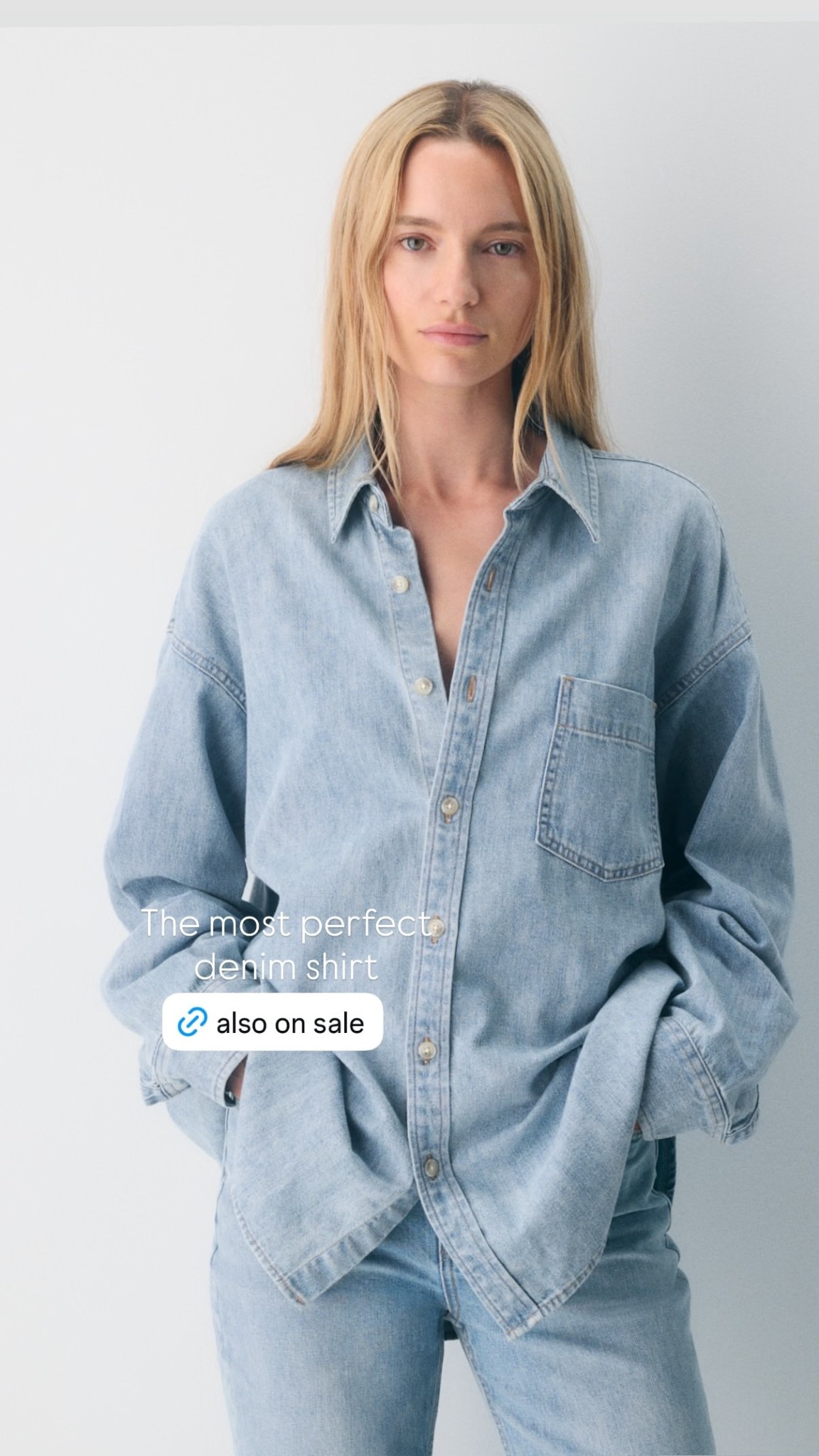 The most perfect denim shirt