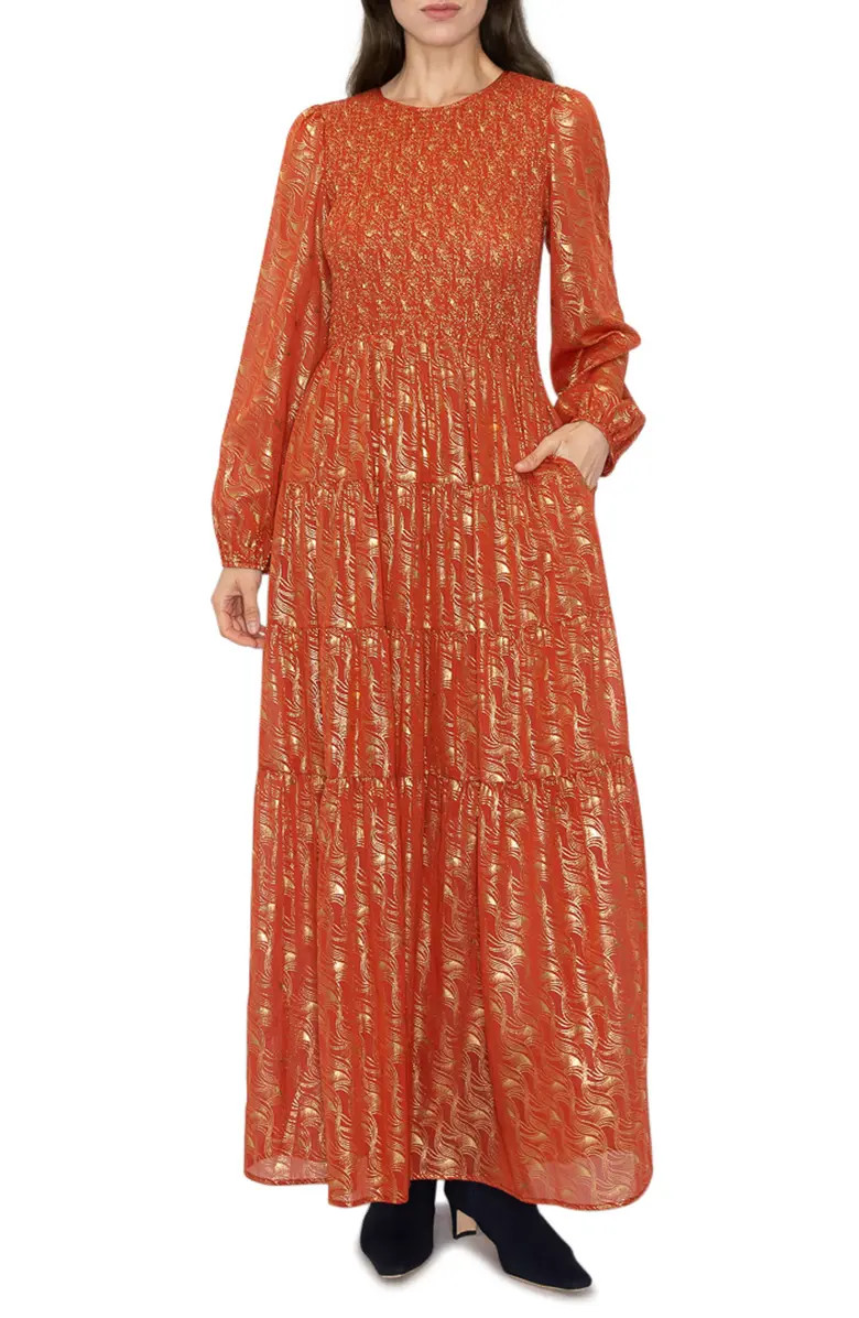 Smocked Long Sleeve Dress | Nordstrom Rack