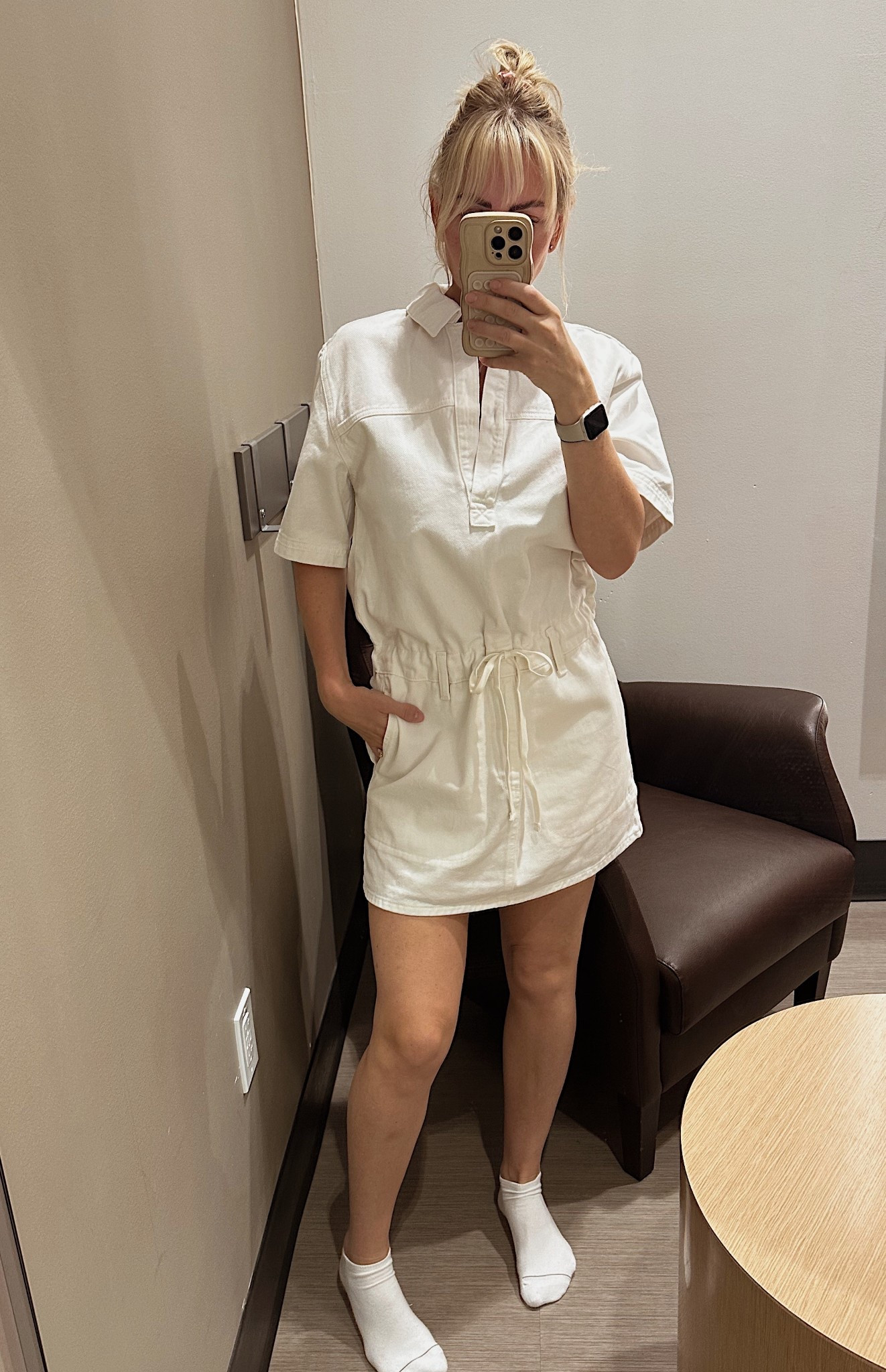 Cute denim dress from target. Wearing size S.

#LTKActive #LTKStyleTip #LTKSaleAlert