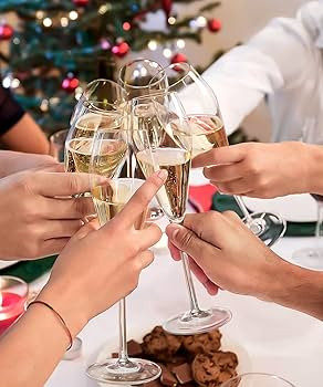 OJA Champagne Flutes Glasses Set of 4, Hand Blown Crystal Wedding Flutes Glass, Ideal for Wedding... | Amazon (US)