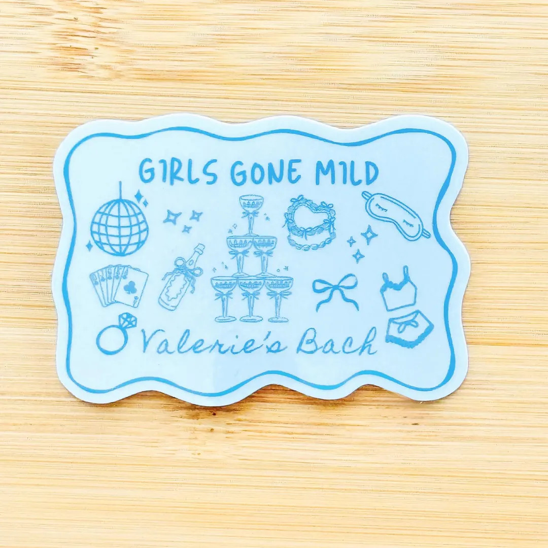 Stickers Girls Gone Mild , FAST SHIPPING, Girls Gone Mild Bachelorette Stickers, Bachelorette Sti... | Etsy (US)