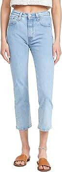 Levi's Women's Premium 501 Crop Jeans | Amazon (US)