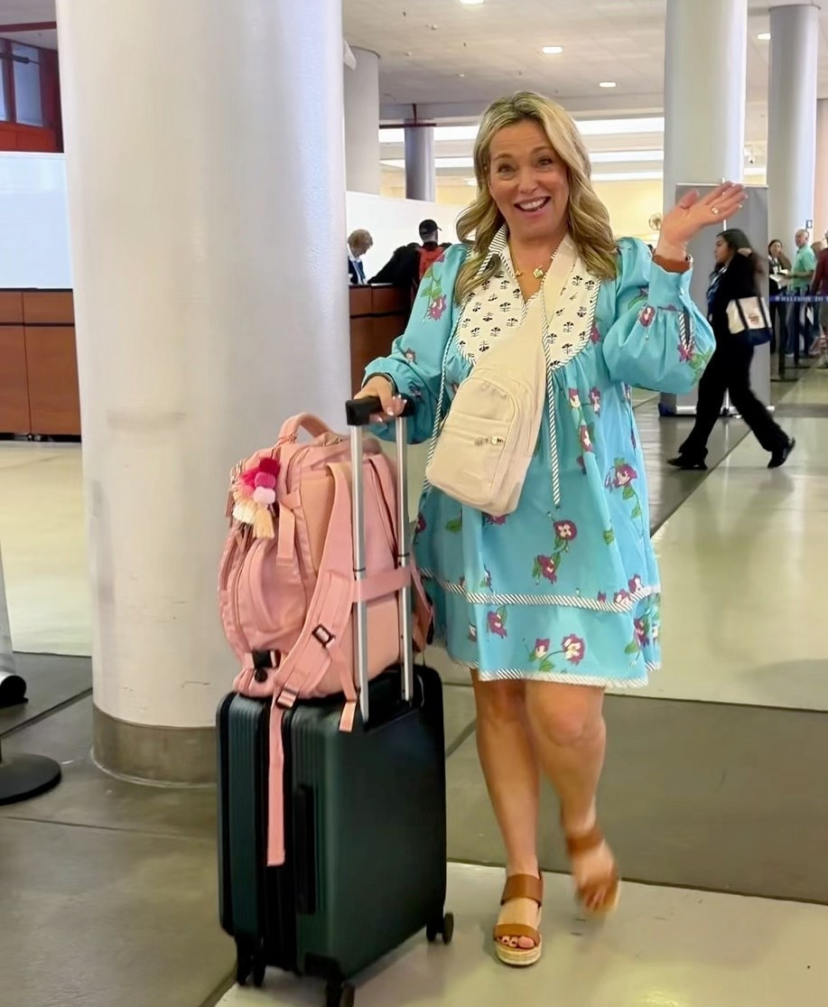 Not a very traditional travel outfit, but so comfortable. I wore this on the first day of my cruise and it lasted all day long.

#LTKOver40 #LTKPetite #LTKTravel