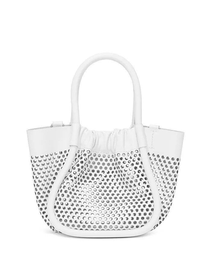 Proenza Schouler Extra Small Perforated Leather Ruched Tote Handbags - Bloomingdale's | Bloomingdale's (US)
