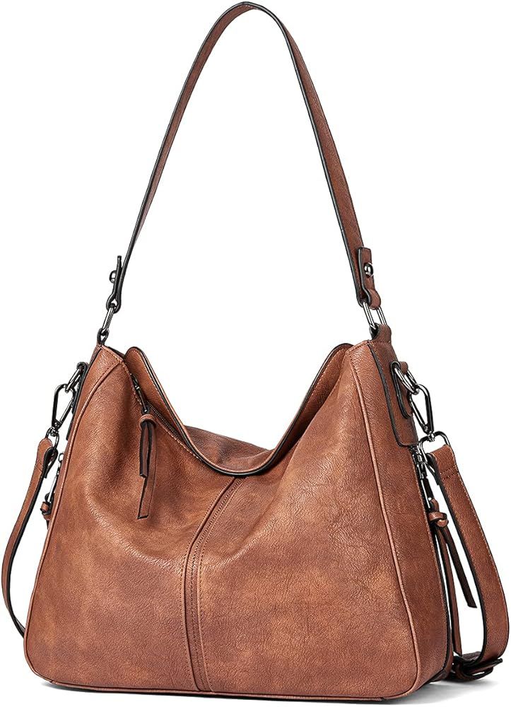 CLUCI Hobo Purses Handbags for Women Vegan Leather Tote Fashion Crossbody Large Shoulder Bag Vale... | Amazon (US)