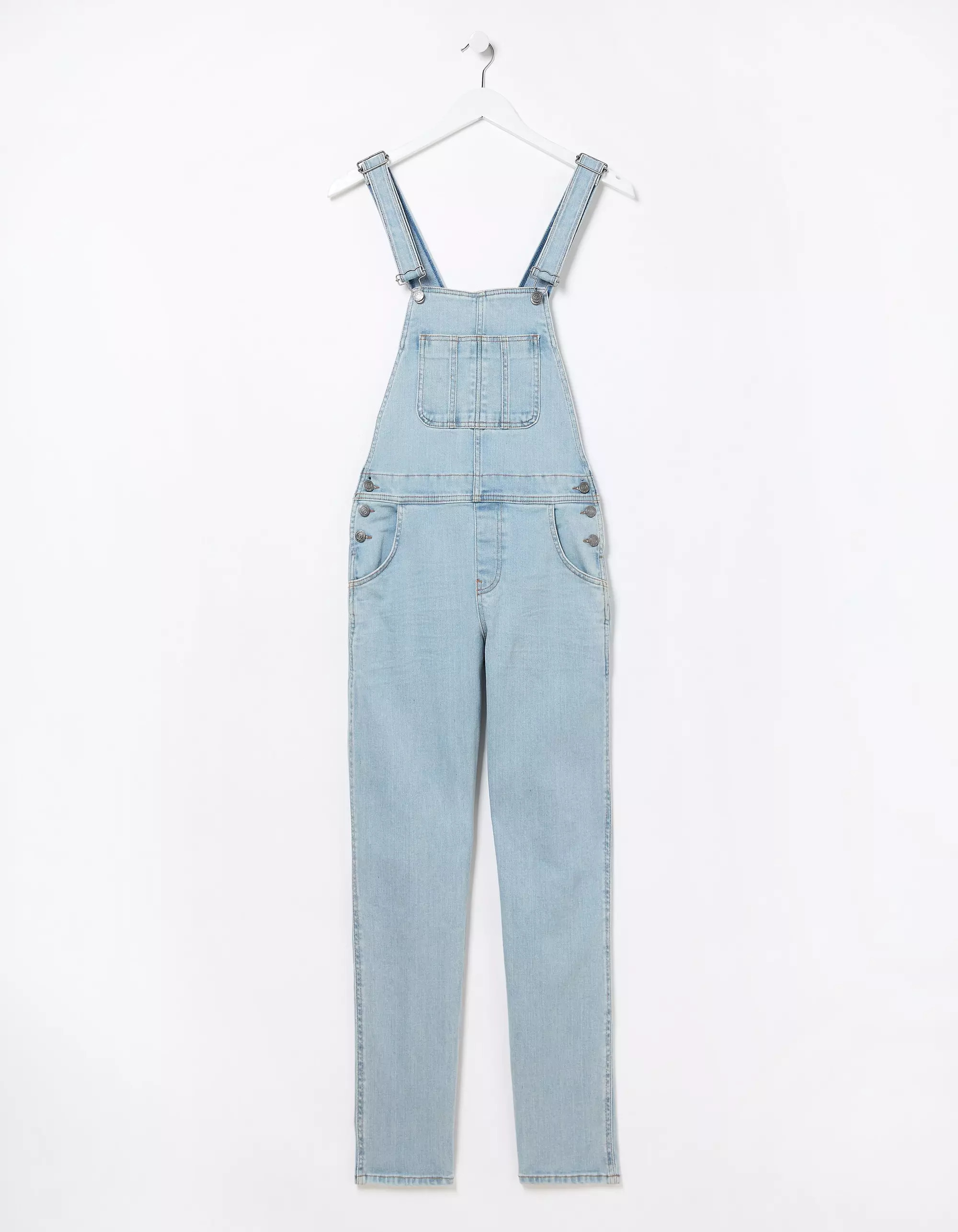 Lewes Slim Leg Denim Dungarees | Fat Face (UK&IE)