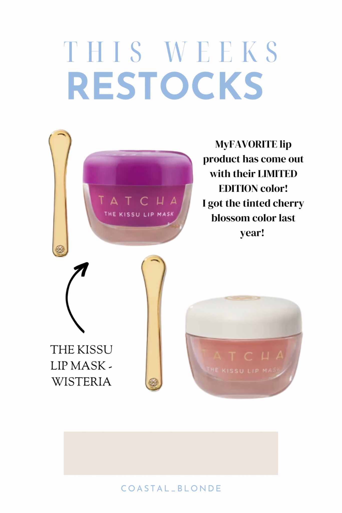 My favorite lip mask has come out with limited edition shade! 






tatcha lip mask
tatcha lip balm
tatcha lip
tatcha lip mask aesthetic
tatcha lipstick
tatcha lip scrub
tatcha lip gloss
tatcha lip oil
tatcha kiss lip mask
tatcha the kiss lip mask
tatcha camellia gold spun lip balm

#LTKbeauty #LTKSeasonal #LTKfindsunder50