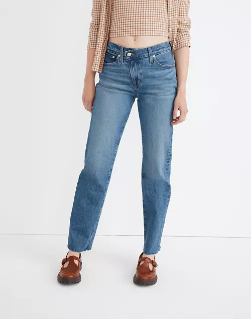 The Mid-Rise Perfect Vintage Straight Jean in Edgerton Wash: Criss Cross Edition | Madewell