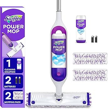 Swiffer PowerMop Multi-Surface Mop Kit for Floor Cleaning, Fresh Scent, Mopping Kit Includes Powe... | Amazon (US)