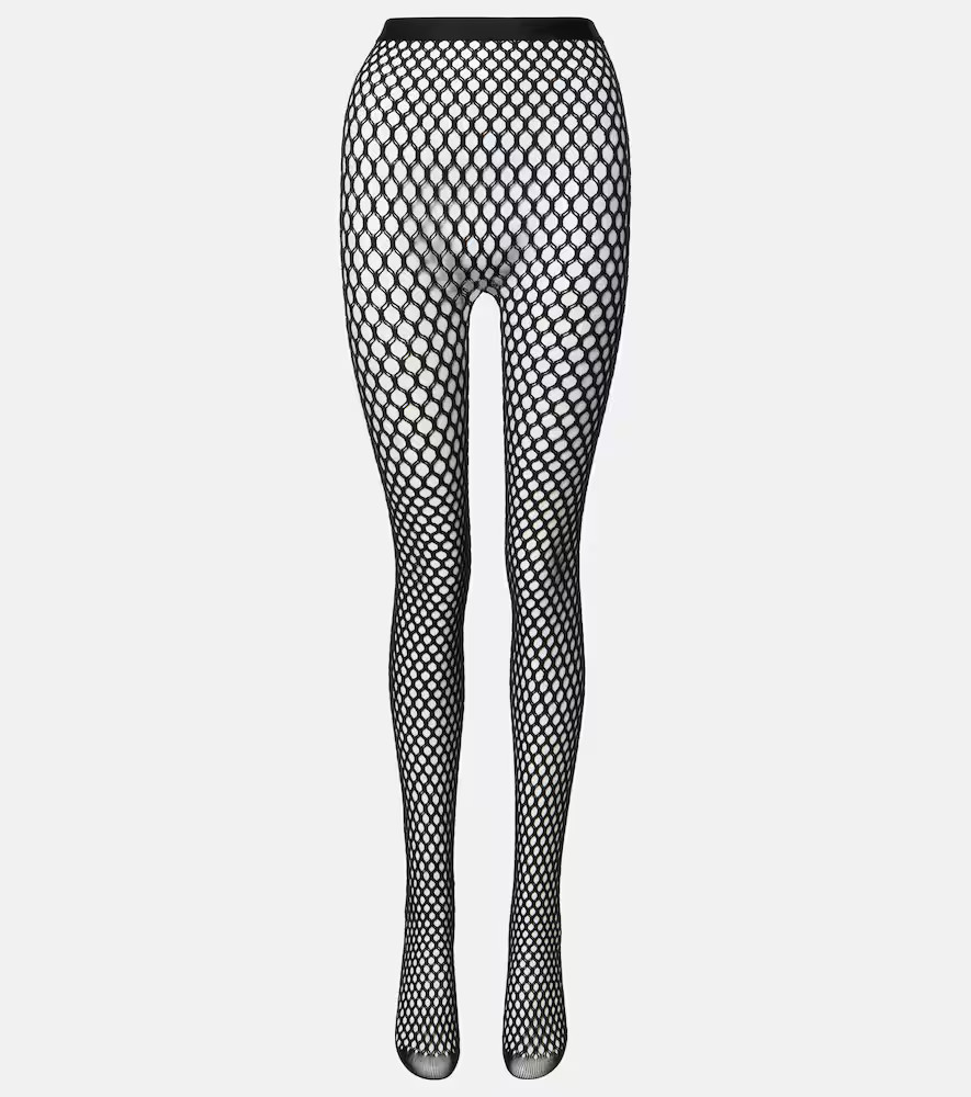 Wardrobe.NYC x RHW Web wool-blend tights | Mytheresa (US/CA)
