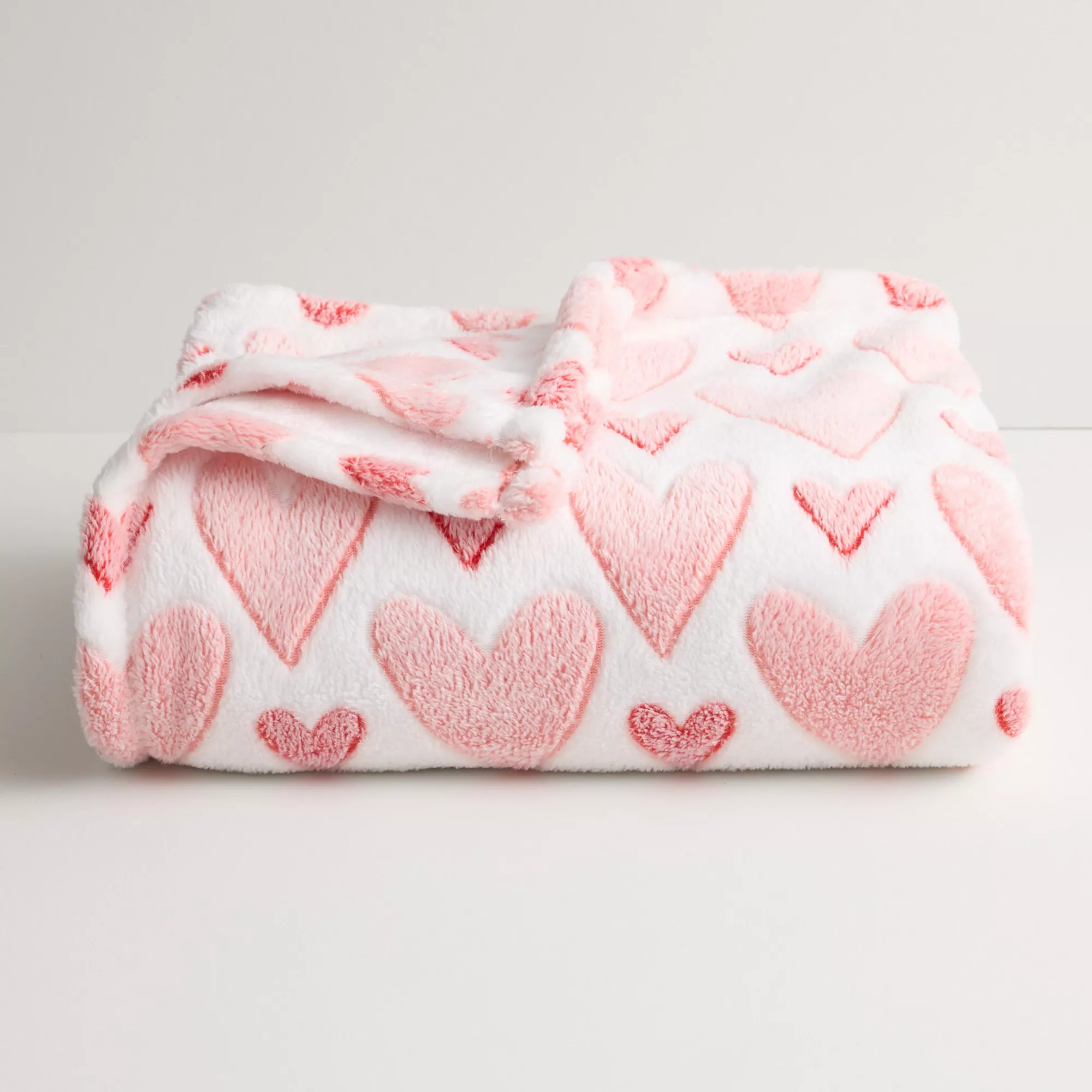 The Big One® Valentine's Day Hearts Oversized Supersoft Plush Throw | Kohl's