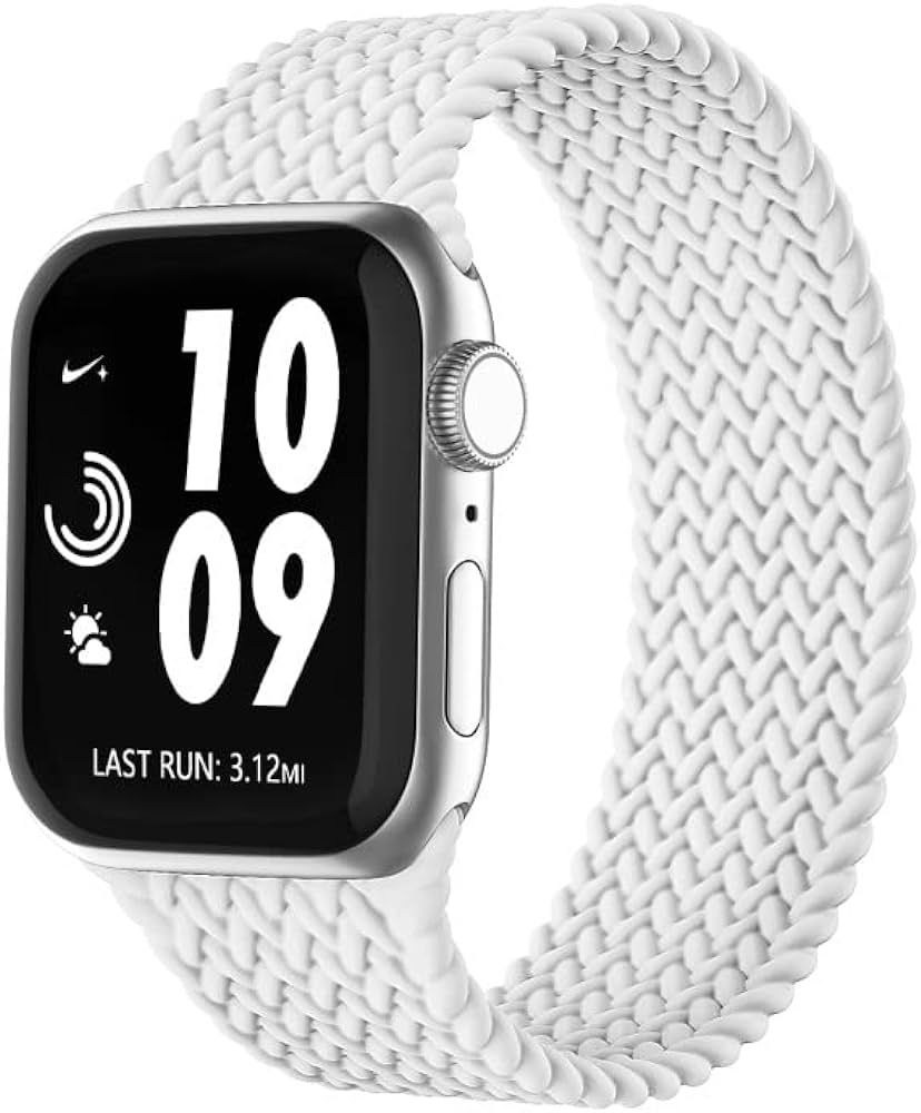 Silicone Solo Loop Bands Compatible with Apple Watch Band 38mm 40mm 41mm 42mm 44mm 45mm 49mm, Str... | Amazon (US)