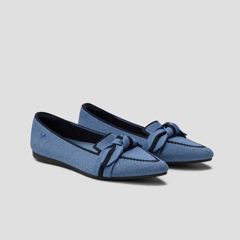 Pointed-Toe Bow Loafers (Michelle 2.0) | VIVAIA