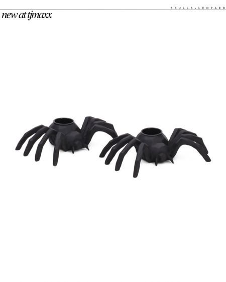 Spider candleholders 

LTK Halloween, Halloween decor, tj maxx Halloween 

#LTKFind #LTKSeasonal #LTKhome